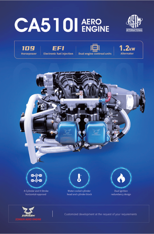 KFA CA 500i - 100 Hp EFI Aero Engine